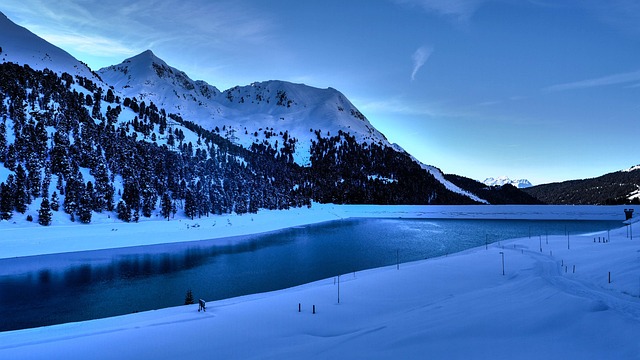 Free Lake Winter photo and picture
