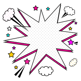 Free Speech Bubble Star Shape illustration and picture