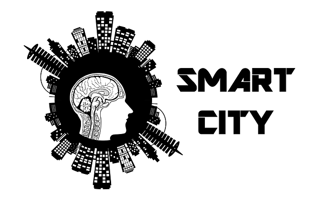 Free smart city brain illustration