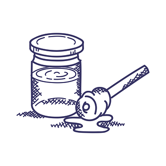 Free Honey Spoon illustration and picture
