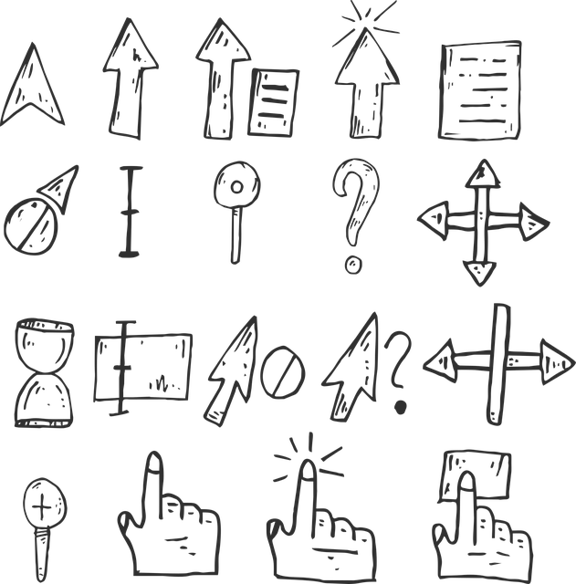 Icoon, De Cursor, Bekijk, Pijl, Richting