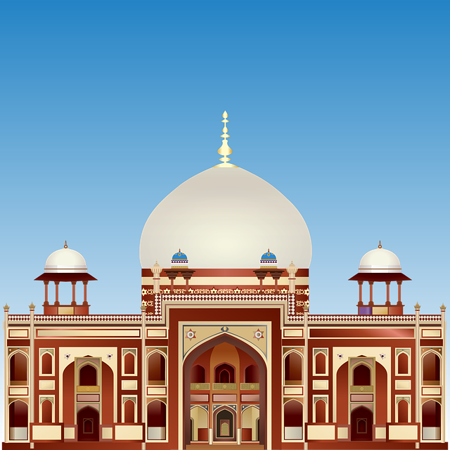 Free humayunkamaqbara tajmahal tomb vector