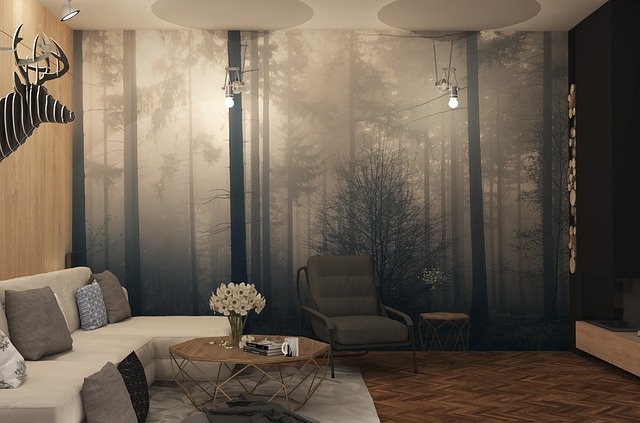Free interior furniture sofa illustration