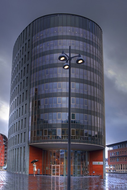 O Bosch, Edifício, Molhado, Arquitetura