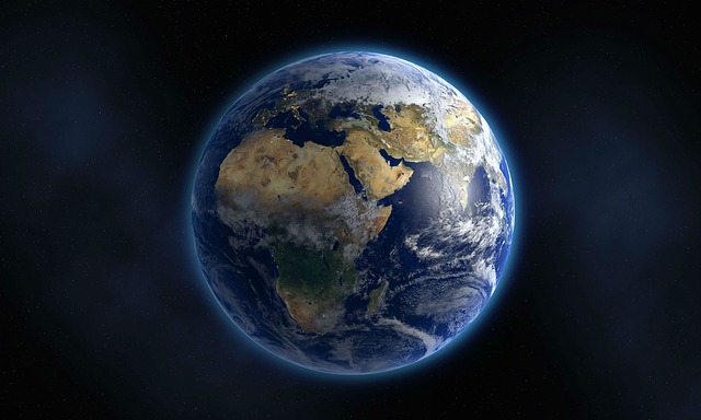 Free the globe land peace illustration