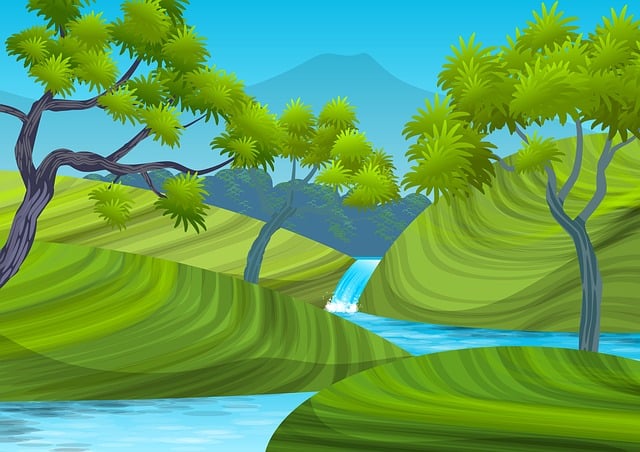 Landschaft, Natur, Berge, Bäume
