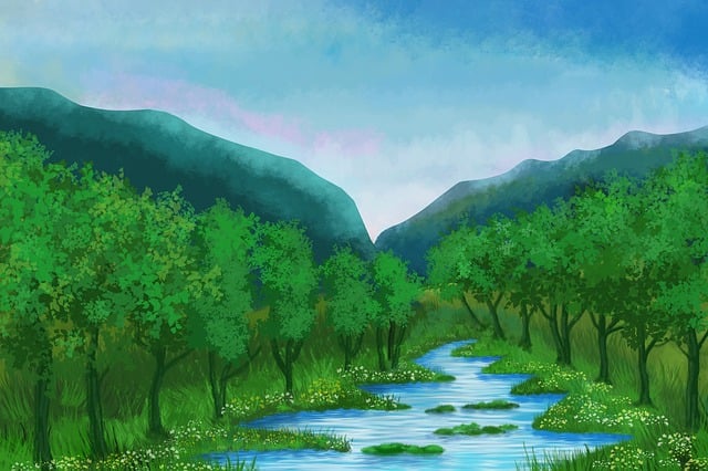 風景 自然 美術 - Pixabayの無料画像