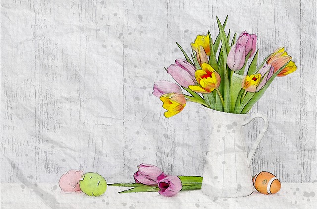 Free flower colorful tulips illustration