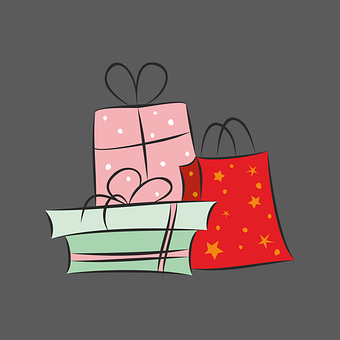 Free Gifts New Year vector and picture