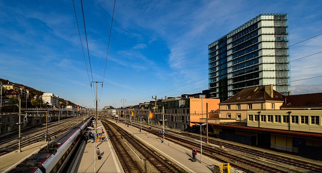 Bahnhof, Zug, Verkehr, Wege