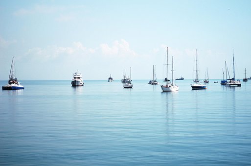 Praia, Período De Férias, Descanso, Azul