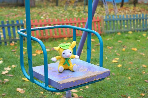 Swing, Toy, Herbst, Yard, Ride, Empty
