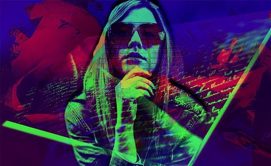 Free Popart Mixed Media Art illustration and picture