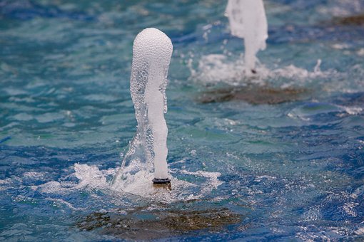 Fontein, Water, Waterspuwer, Zeepbel