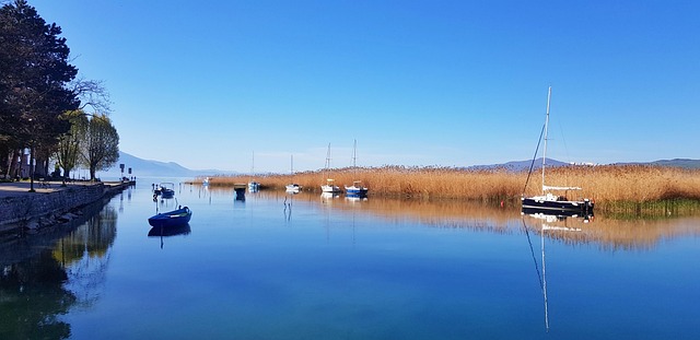 Lake Ohrid, Lake, North Macedonia, Boath