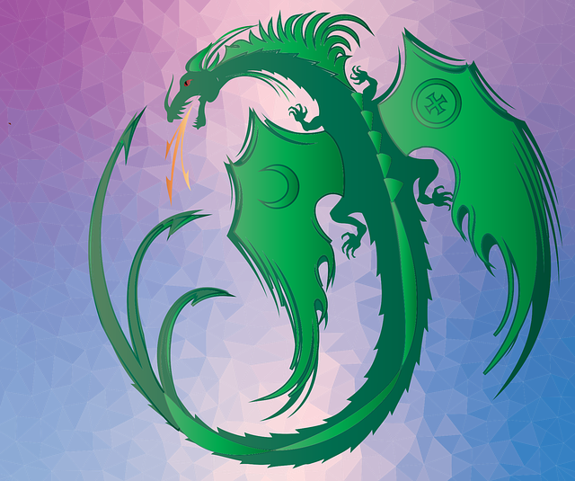 Free dragon fantasy flying vector