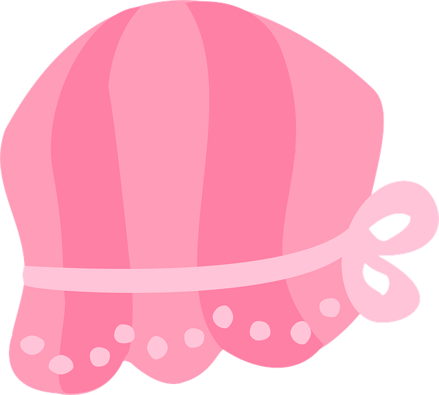 Free pink baby girl vector