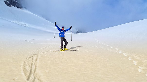 Free Backcountry Skiiing Outdoors photo and picture
