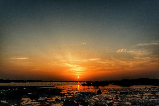 Free Sunset Sea photo and picture