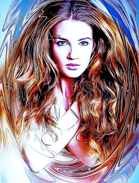 Download free HD stock image of Woman Portrait Free woman portrait fashion illustration