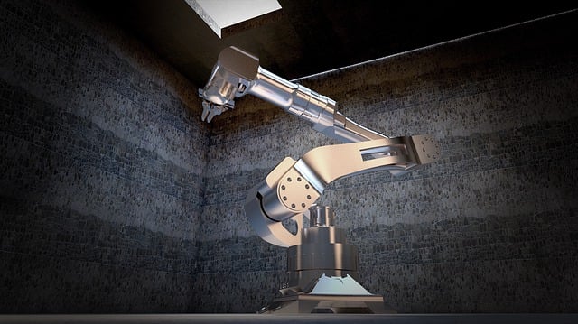 Free cybernetics robot robotic arm illustration