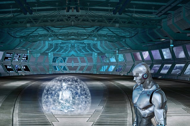 Download free HD stock image of Fantasy Futuristic Free fantasy futuristic space illustration