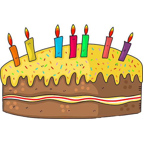 2 Free 7th Birthday Candles Images