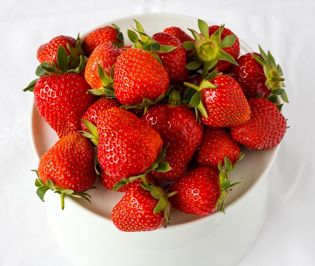 Obst, Erdbeeren, Essen, Süß, Rot, Lecker