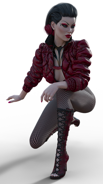 Free female pose woman illustration