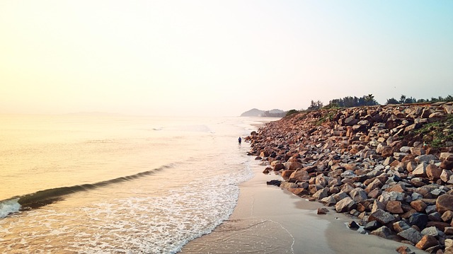 Praia, Aceno, Oceano, Mar, Agua