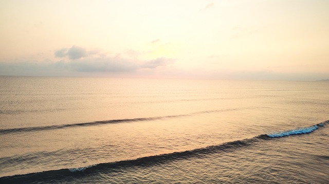Nascer Do Sol, Aceno, Oceano, Agua