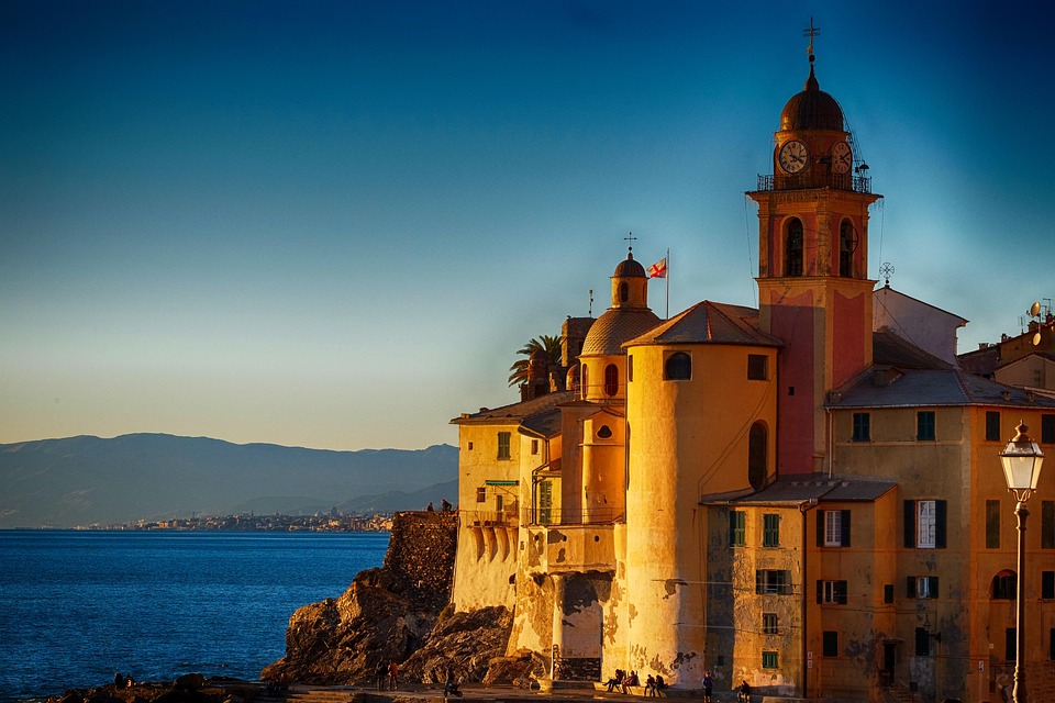 Camogli Sonnenuntergang Nizza Kostenloses Foto Auf Pixabay