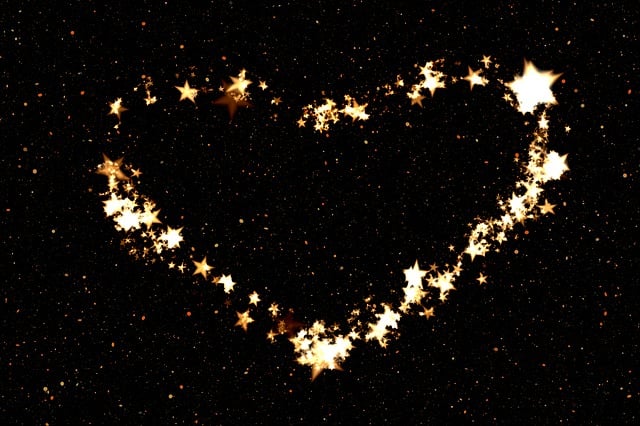 Free heart stars love illustration