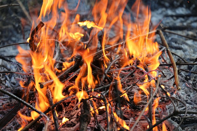 Free Careful With Fire Burning photo and picture