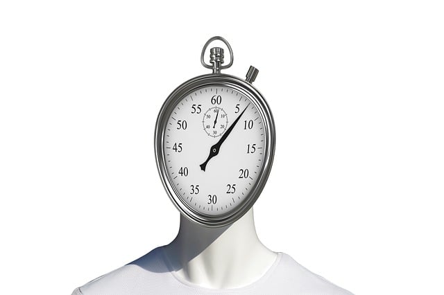 Free mannequin stopwatch time illustration