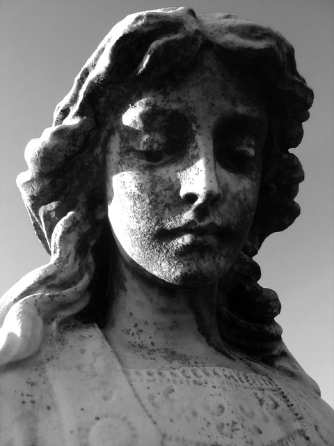 Statuie, Sculptură, Cimitir, Înger