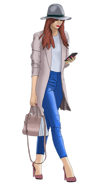 Free woman lady model illustration