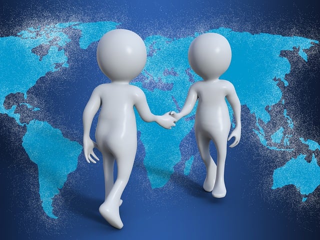 Free business deal agreement illustration