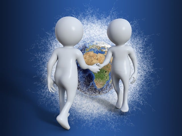 Free business deal agreement illustration