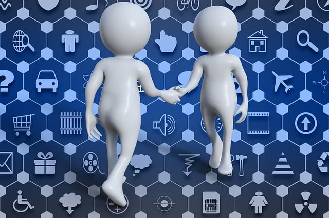 Free business deal agreement illustration
