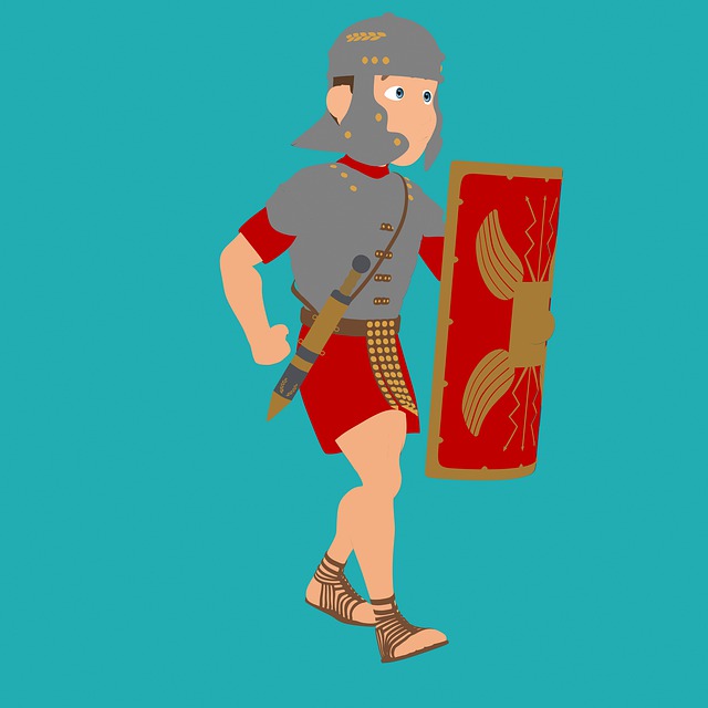 Free roman 3d soldier illustration
