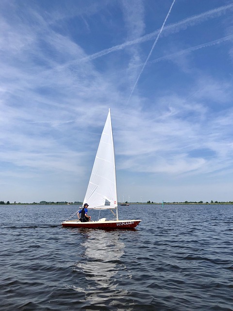 Sejle, Jolle, Sø, Sejlbåd, Hieve