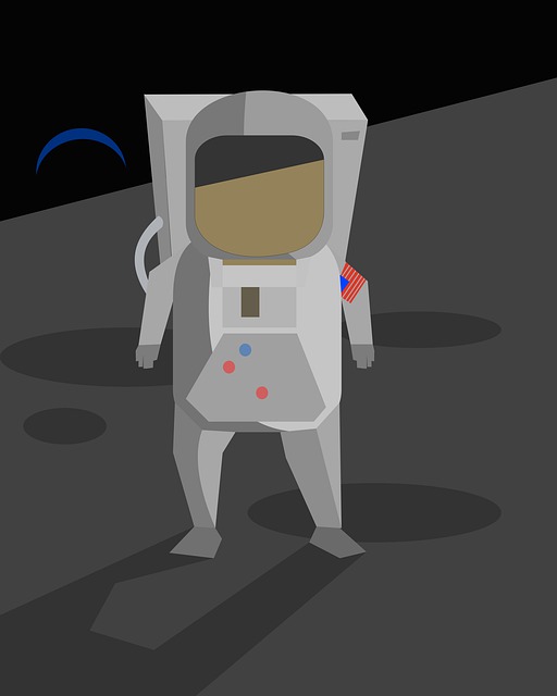 Astronaut, Luna, L, Spaţiu, Astronomie