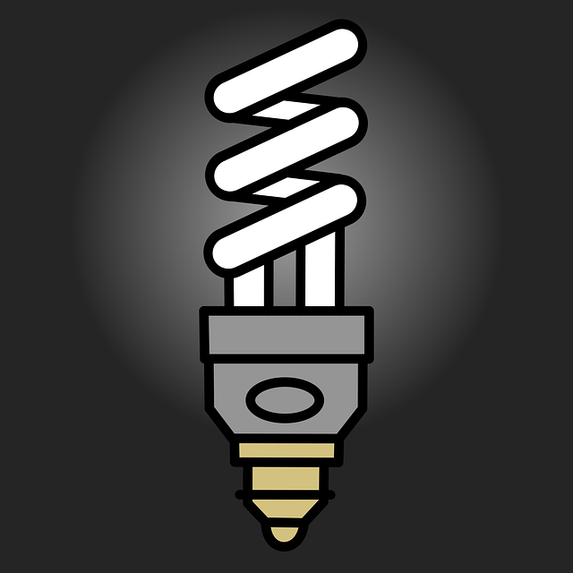 Free cfl bulb l vector