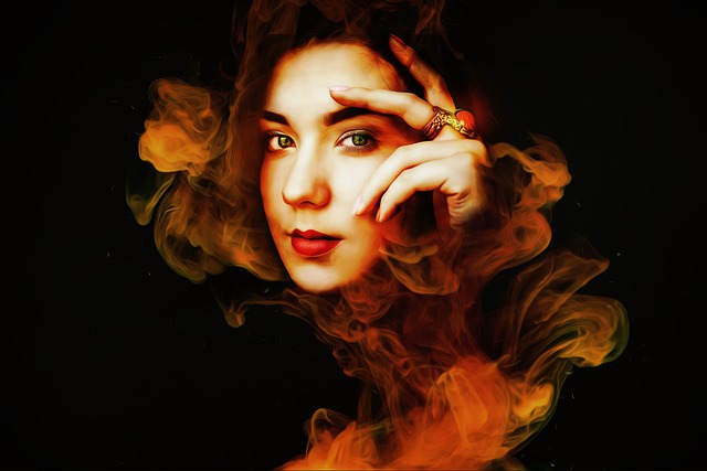Free fantasy dark gothic illustration