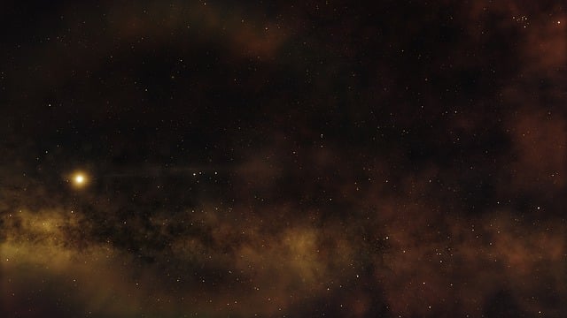 Free stars galaxies night sky illustration