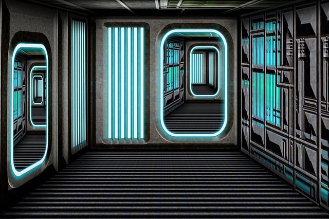 Free sci-fi ship futuristic illustration