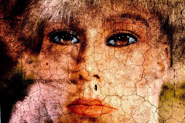 Free face broken break illustration