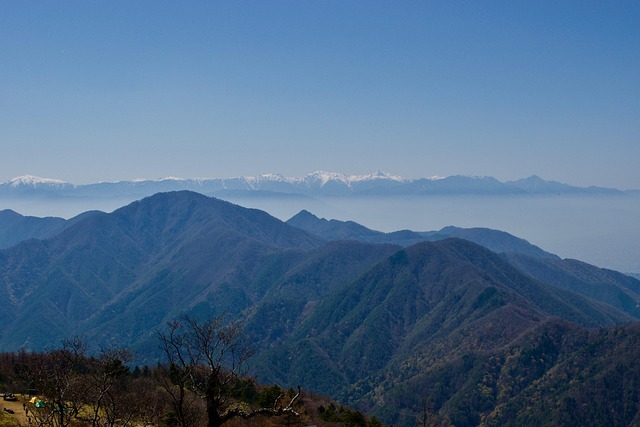 Japan, Gebirge, Wandern, Wolken, Natur