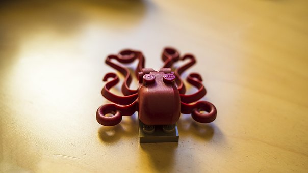 Tentakler, Blæksprutte, Lego, Form